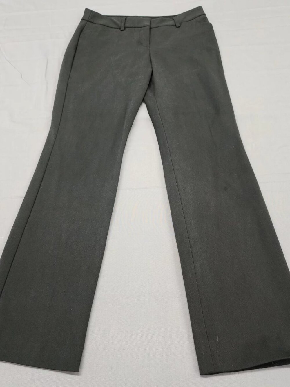 Express Editor Barely Boot Dress Pants Womens 2S Black Low Rise Stretch Work